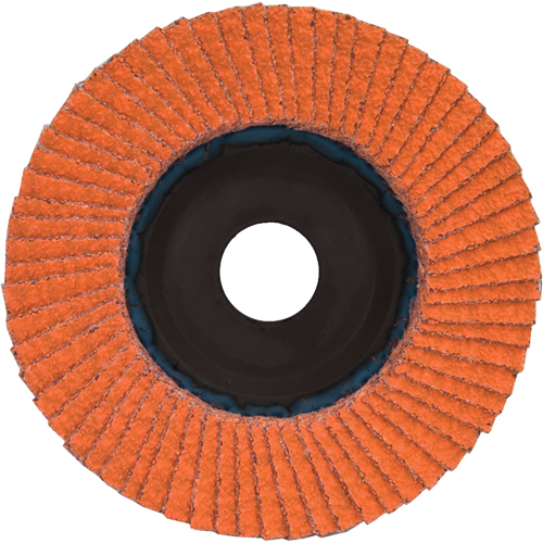 Flap Discs - Quick Trim SG Blaze R980P, 4-1/2" x 7/8", Type 27, 40 Grit, Ceramic Consource