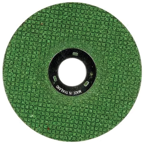 Green Corps Flexible Grinding Wheel, 4-1/2" x 1/8", 7/8" Arbor, Ceramic, Type 27 Consource