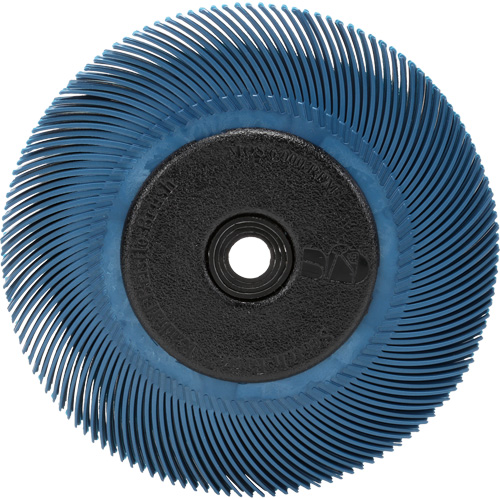 Brosse radiale en soies Scotch-Brite, C&eacute;ramique, Grain 400, 6" dia. Consource