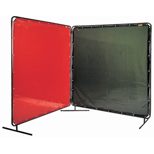 &eacute;cran et cadre pour soudage, Vert, 6' x 6' Consource