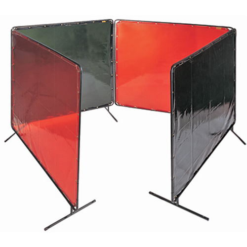 &eacute;cran et cadre pour soudage, Vert, 6' x 6' Consource
