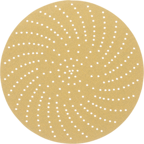 Hookit Clean Sanding Disc, 6" Dia., P120 Grit, Aluminum Oxide, C-Weight Consource