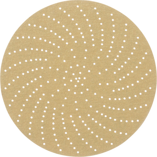 Hookit Clean Sanding Disc, 6" Dia., P320 Grit, Aluminum Oxide, C-Weight Consource