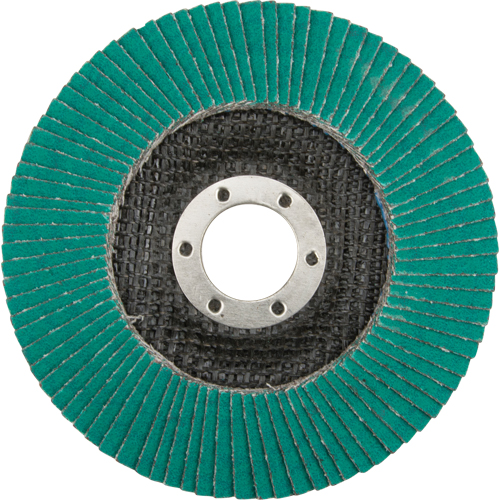 Disques &agrave; lamelles 577F, 4-1/2" x 7/8", Type 29, Grain 80, Zirconium Consource