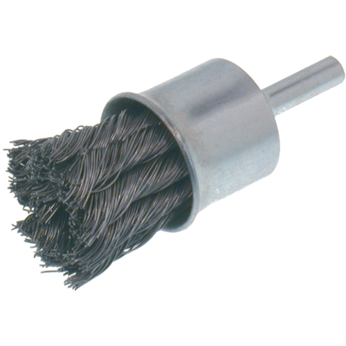 Brosses &eacute;conomiques &agrave; fils nou&eacute;s, 1" dia., dia. Des fils 0.014, Tige 1/4" Consource