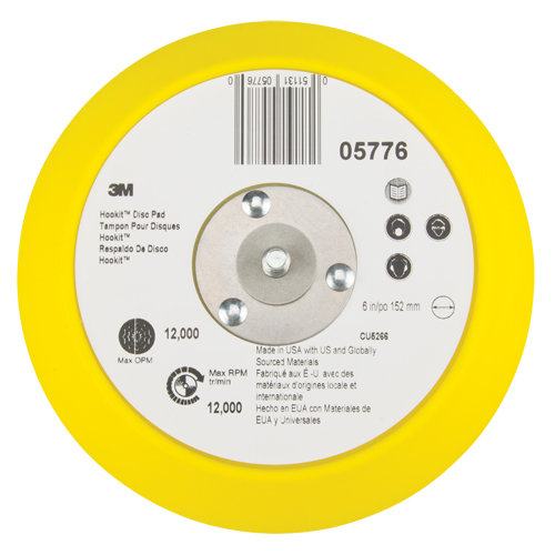 Patin pour disque Hookit, dia 6" Consource