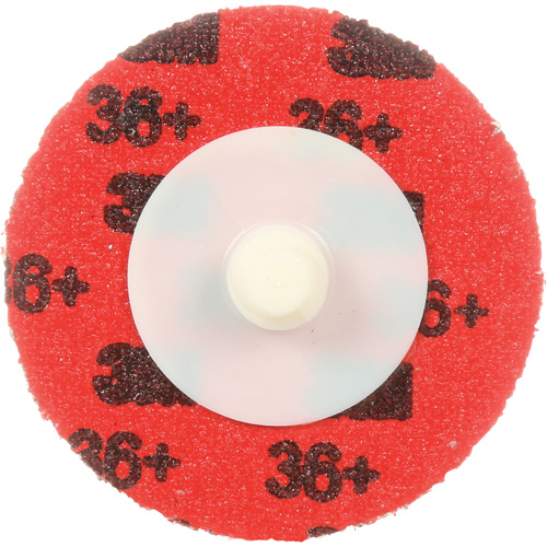 Disque &agrave; d&eacute;ligner durable II Roloc Cubitron, 3" dia., Grain 36+, C&eacute;ramique Consource