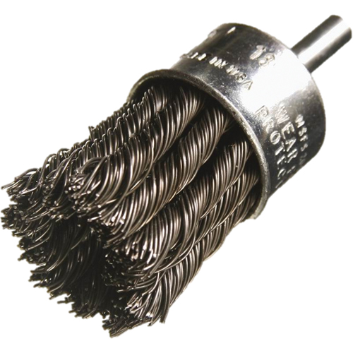Brosses mont&eacute;es &agrave; fils nou&eacute;s, 3/4" dia., dia. Des fils 0,014", Tige 1/4" Consource