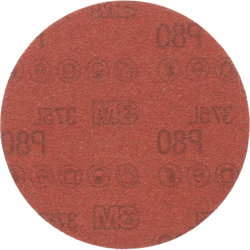 3M 375L Sanding Disc - 5", 5" Dia., P80 Grit, Aluminum Oxide Consource