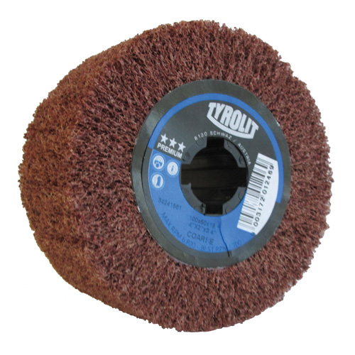Pro-Line Surface Conditioning Drum, 4" Dia. x 2" W, 3/4" Arbor, Coarse Grit, Aluminum Oxide Consource