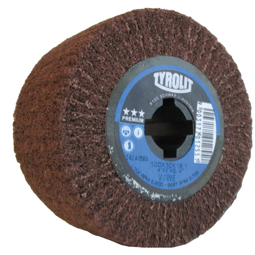 Pro-Line Surface Conditioning Drum, 4" Dia. x 2" W, 3/4" Arbor, Very Fine Grit, Aluminum Oxide Consource