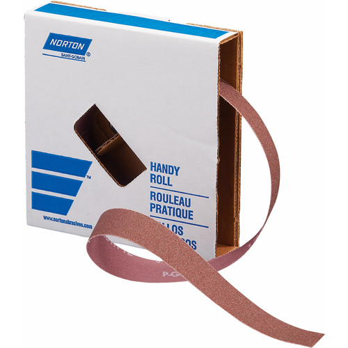 Rouleau de toile abrasive Metalite K225, Oxyde d'aluminium, 1" la x 30' lo, Grain P320-J Consource