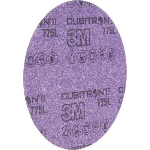 3M Hookit Film Disc, 6" Dia., 320+ Grit, Ceramic, C-Weight Consource