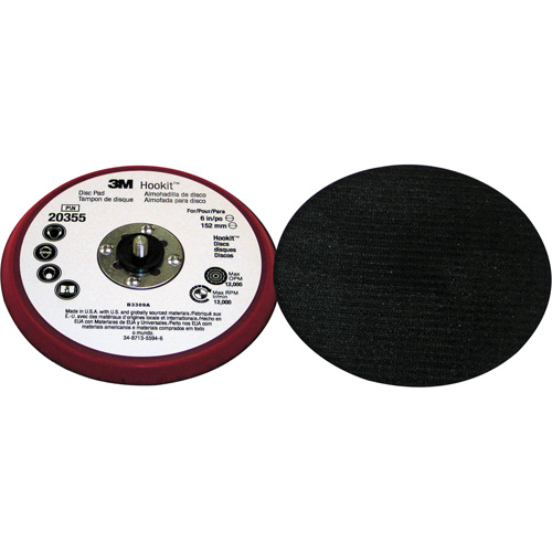 Tampon d'appoint &agrave; profil bas pour disque Hookit Consource