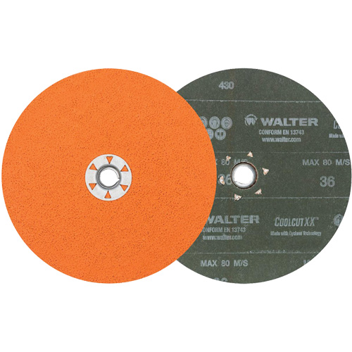 Disque de sablage Coolcut XX, 7" dia., Grain 36, C&eacute;ramique Consource