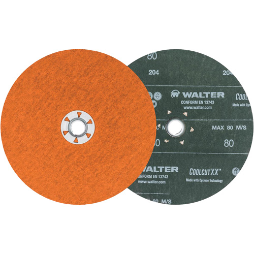 Disque de sablage Coolcut XX, 7" dia., Grain 80, C&eacute;ramique Consource