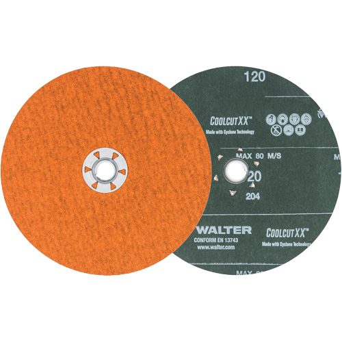 Disque de sablage Coolcut XX, 7" dia., Grain 120, C&eacute;ramique Consource
