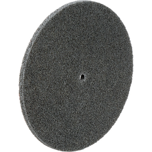 Scotch-Brite EXL Unitized Wheel, 6" x 1/4", 1/4" Arbor, Fine Grit, Silicon Carbide Consource