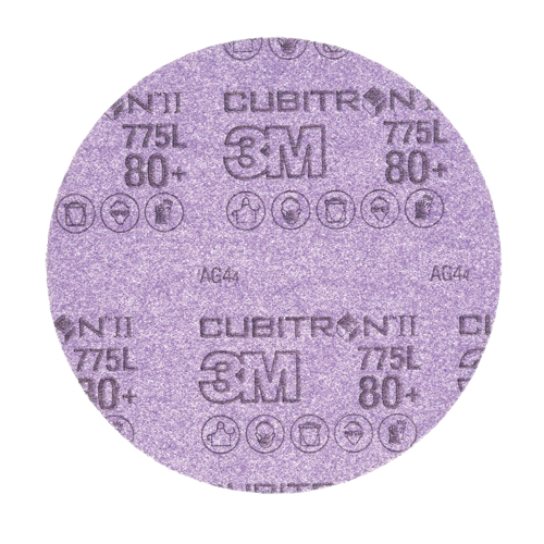 Rouleau de disques abrasifs Cubitron II Stikit, 6" dia., Grain 80+, C&eacute;ramique Consource