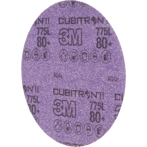 Rouleau de disques abrasifs Cubitron II Stikit, 6" dia., Grain 80+, C&eacute;ramique Consource