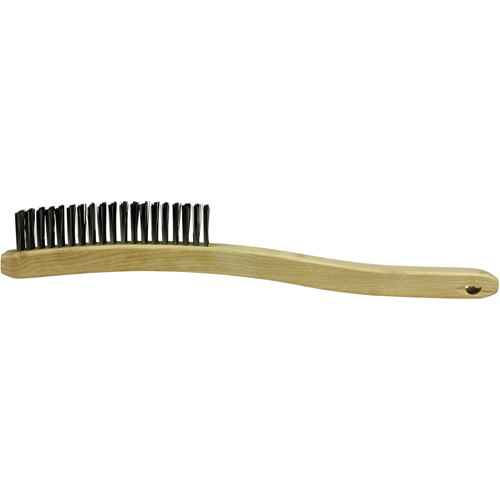 Brosse de nettoyage, Acier inoxydable, 3 x 19 rangs de fils, Longueur 13-11/16" Consource