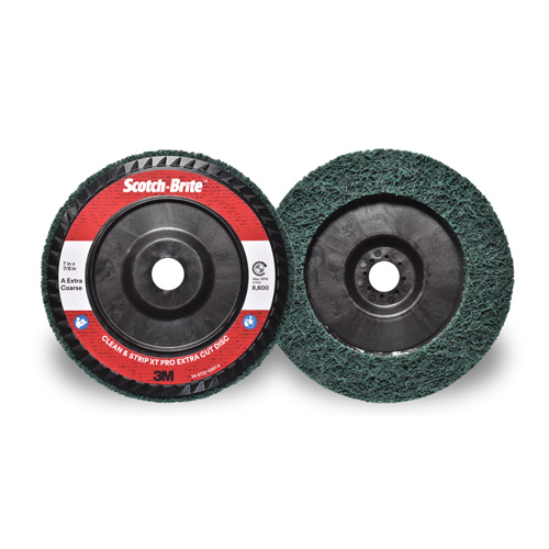 Disque extra coupe  Clean and Strip  XT Pro Scotch-Brite, 7" dia., Grain Extra grossier, Oxyde d'aluminium Consource