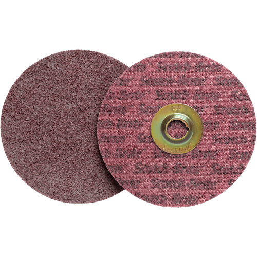 Scotch-Brite Roloc Surface Conditioning Disc, 2" Dia., Medium Grit, Aluminum Oxide Consource