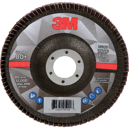 Disque &agrave; lamelles 769F, 5" x 7/8", Type 29, Grain 80+, C&eacute;ramique Consource