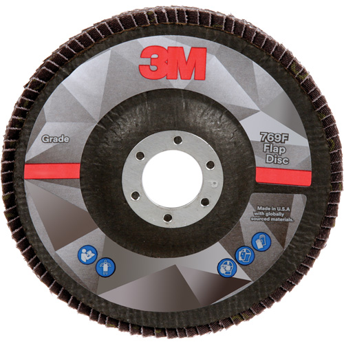 Disque &agrave; lamelles &agrave; changement rapide 769F, 5" x 7/8", Type 29, Grain 40+, C&eacute;ramique Consource