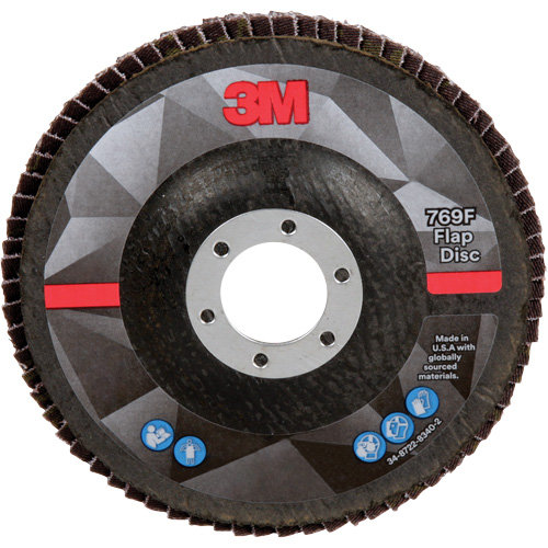 769F Quick Change Flap Disc, 5" x 7/8", Type 27, 40+ Grit, Ceramic Consource