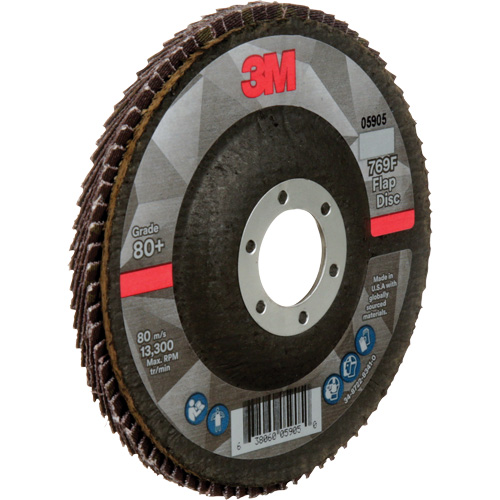 769F Quick Change Flap Disc, 4-1/2" x 7/8", Type 27, 80+ Grit, Ceramic Consource