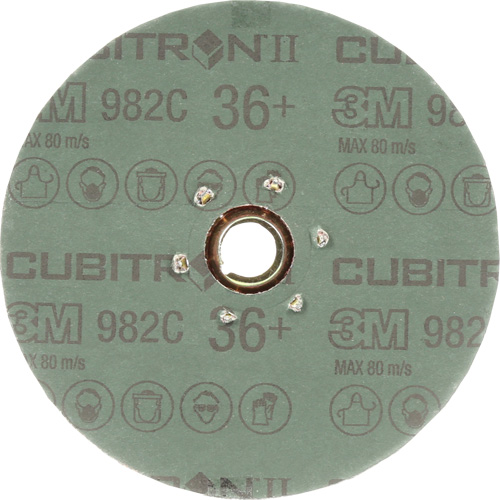 Disque en fibre 982C Cubitron II, C&eacute;ramique, 36+, 5" Dia Consource
