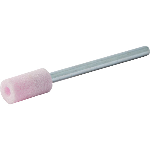 Meule mont&eacute;e vitrifi&eacute;e, B135, Oxyde d'aluminium, 1/4" dia., 1/2" lo, 80 Grain Consource