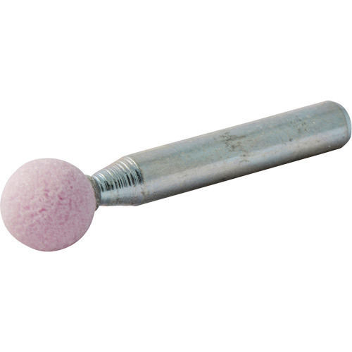 Meule mont&eacute;e vitrifi&eacute;e, B122, Oxyde d'aluminium, 3/8" dia., 3/8" lo, 80 Grain Consource