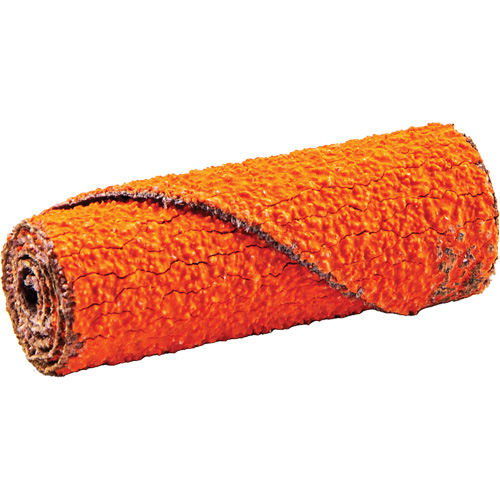 Cartridge Roll, 60 Grit, 1/2" Dia., Ceramic Alumina, 1-1/2" L, 1/8" Arbor Consource