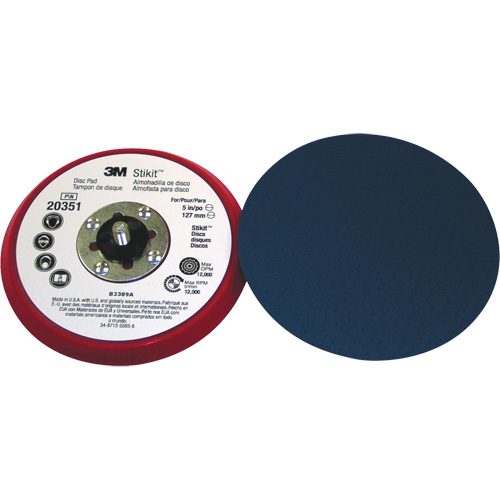 Tampon disque &agrave; profil bas 5" x 3/8" Stikit 20351 Consource