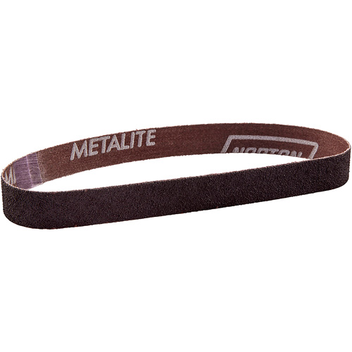 Metalite&reg; Cloth File Sanding Belt, 3/4" W x 20-1/2" L, Aluminum Oxide, 120 Grit Consource