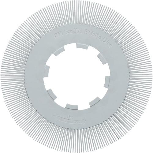 Brosse radiale en soies de pr&eacute;cision type S PN-RB sans adaptateur Scotch-Brite , C&eacute;ramique, Grain 120+, 8" dia. Consource