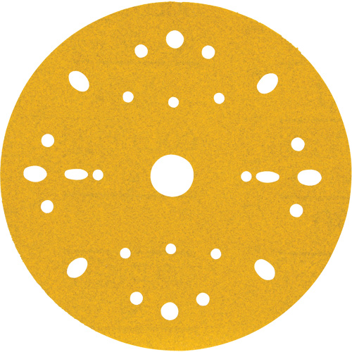 Disque abrasif dor&eacute; Hookit, dia 6", Grain 240, Oxyde d'aluminium, Poids C Consource