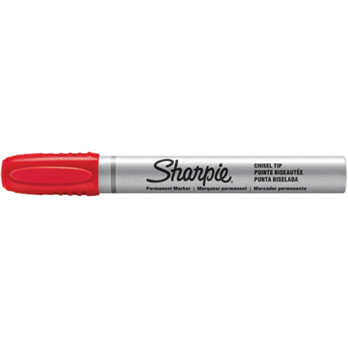 Permanent Markers - Berol Liquid Tip, Red, Chisel Tip Consource
