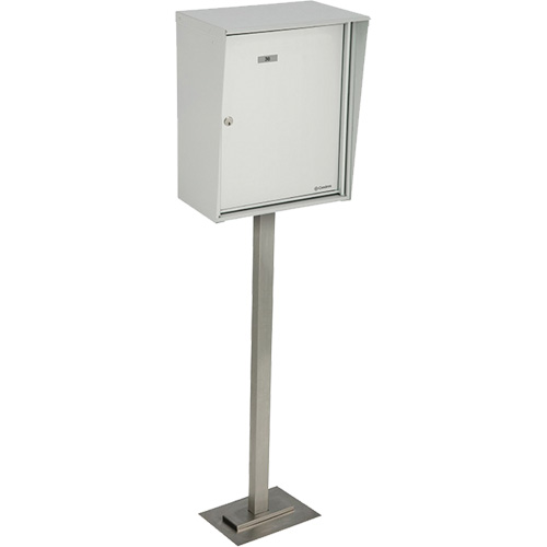 Collecting Boxes, Pedestal -Mounted, 21" x 12-7/8", Aluminum Consource