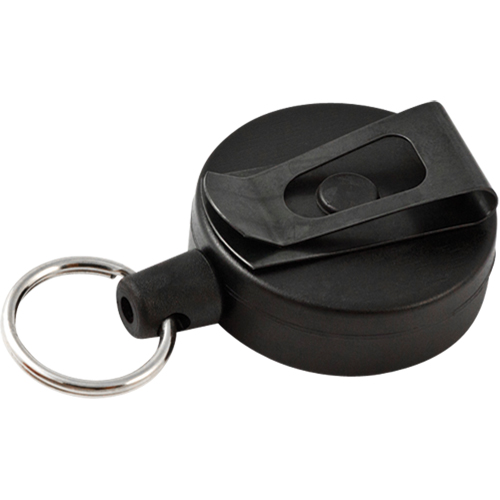 D&eacute;rouleurs de taille moyenne de s&eacute;rie Mid6 #6, Polycarbonate, C&acirc;ble 36", Fixation Agrafe de ceinture Consource