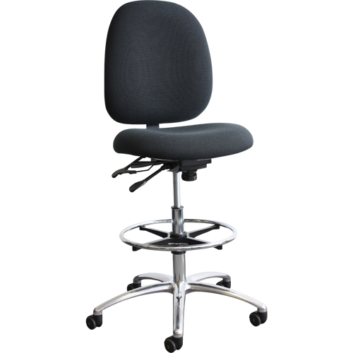 Chaises D.E.S. (dissipation &eacute;lectrostatique) Shoptech, Tissu, Bleu, Capacit&eacute; 275 lb Consource