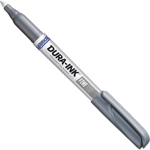 Marqueur permanent Dura-Ink no 15, Argent, Pointe Fin Consource