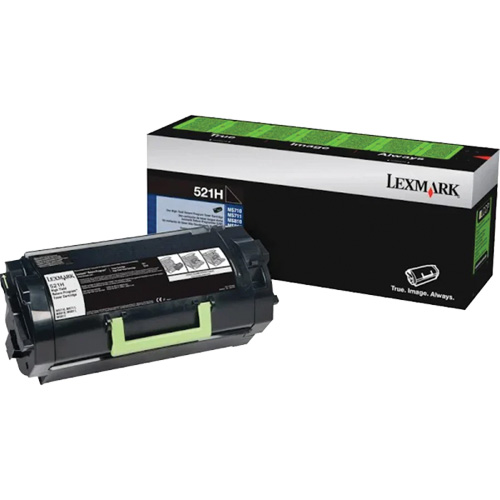 Cartouche d'encre en poudre haut rendement 521H pour imprimante laser, Nouveau, Noir Consource