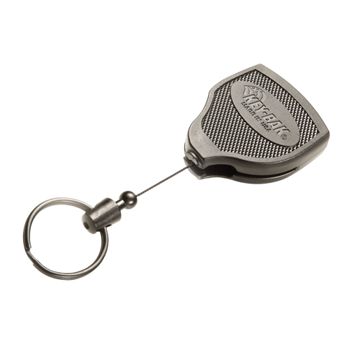 Porte-cl&eacute;s autor&eacute;tractable robuste Super48, Polycarbonate, C&acirc;ble 48", Fixation Agrafe de ceinture Consource