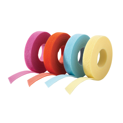 One-Wrap&reg; Cable Management Tape, Hook & Loop, 25 yds x 5/8", Self-Grip, Orange Consource