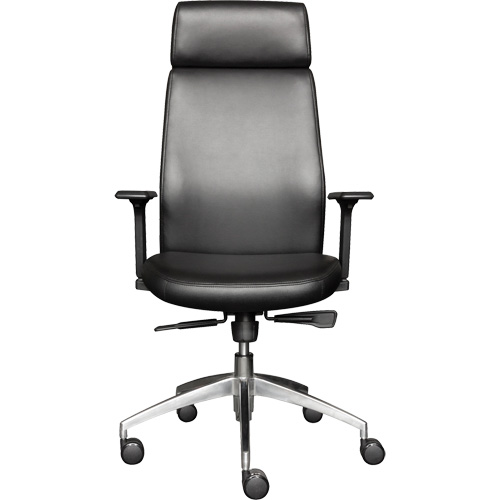 Fauteuil de cadre &agrave; dossier &eacute;lev&eacute; s&eacute;rie Activ, Polyur&eacute;thane/Vinyle, Noir, Capacit&eacute; 275 lb Consource