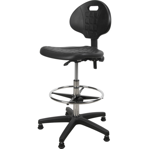 Heavy-Duty Ergonomic Stool, Stationary, Adjustable Height, 250 lbs. Capacity Consource