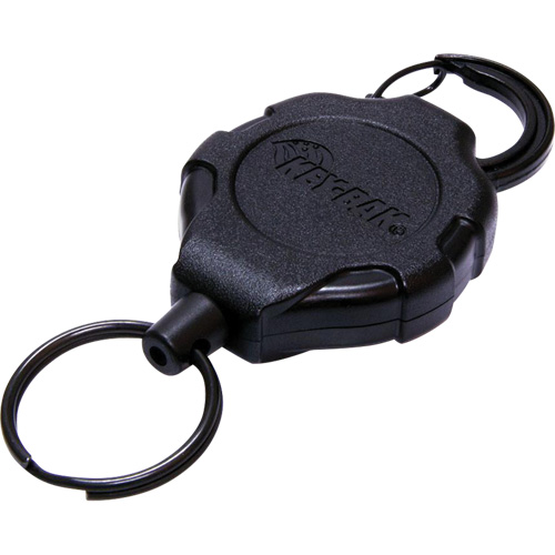 Ratch-It Locking Keychain, Plastic, 48" Cable, Carabiner Attachment Consource